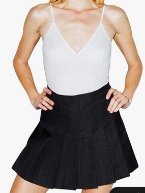 American Apparel Women's Gabardine Tennis Skirt